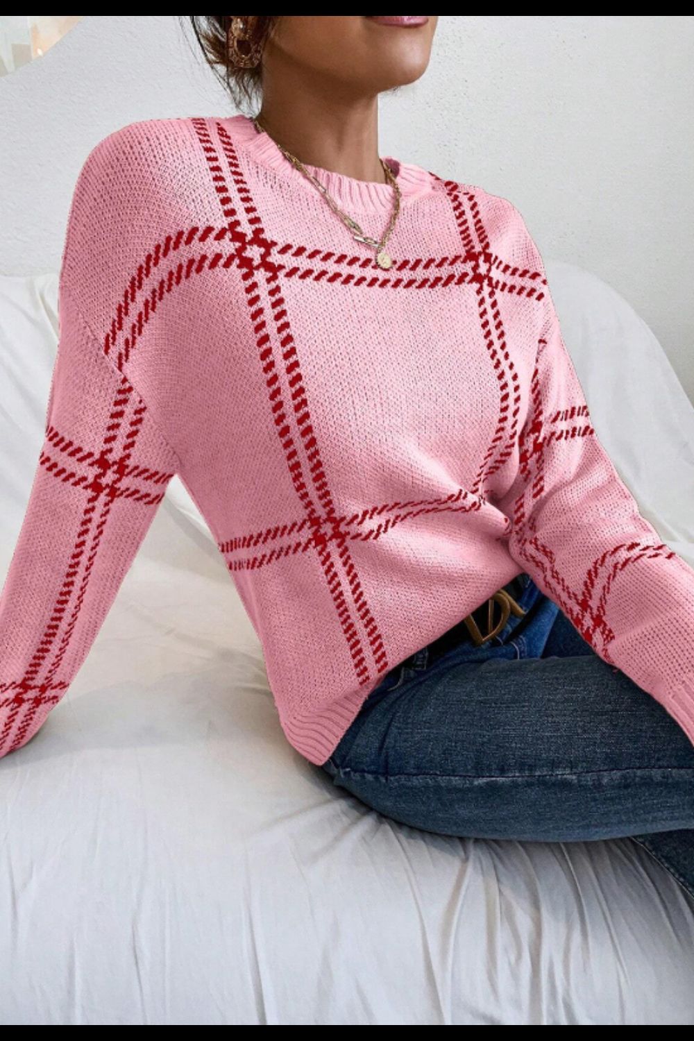 Cozy Blush Pink Sweater