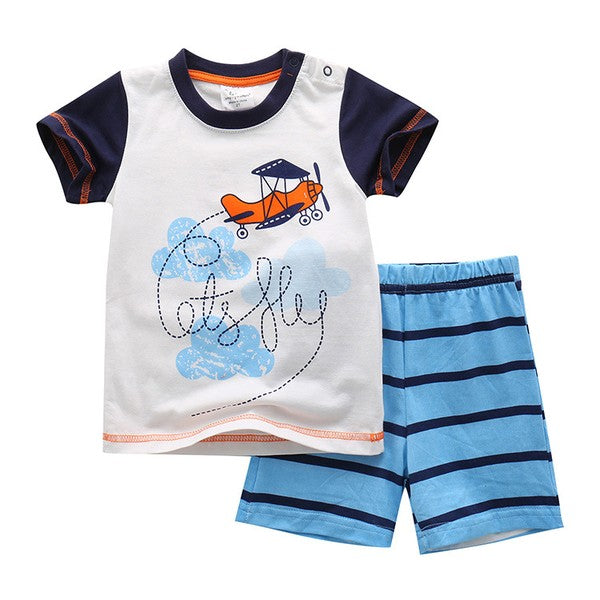 Boy's Graphic Tee and short set