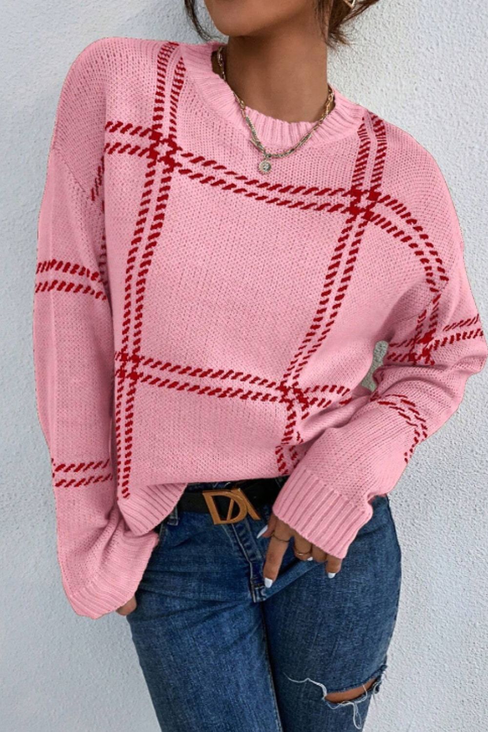 Cozy Blush Pink Sweater