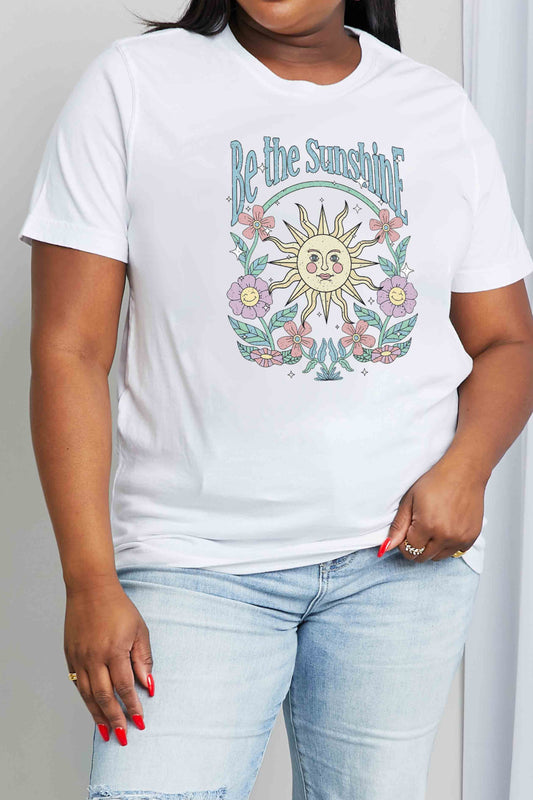 BE THE SUNSHINE Graphic Cotton Tee