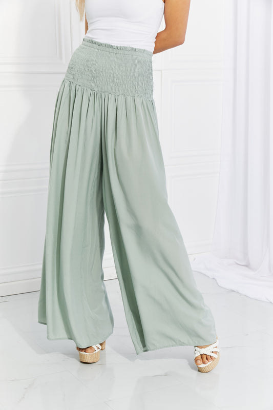 Beautiful You Smocked Palazzo Pants